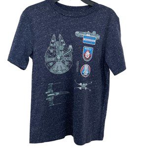 STAR WARS || Youth kids star wars t-shirt rebels navy blue - Size M (10/12)